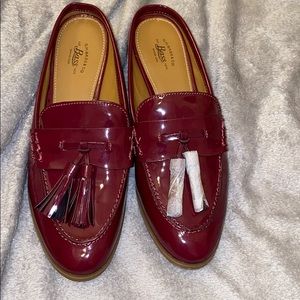 G. H Bass leather loafer with tassels